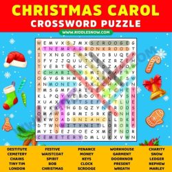 Christmas carol crossword answer key