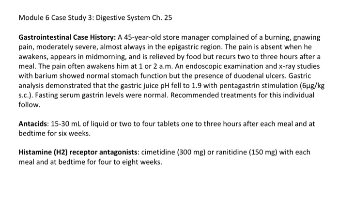 Sweet indigestion case study answers