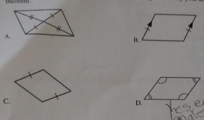 Determine whether each quadrilateral is a parallelogram justify your answer